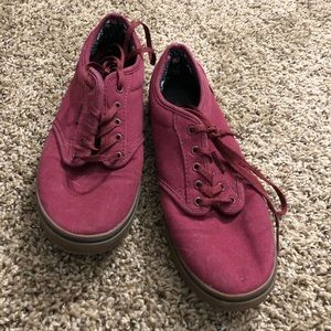 Maroon vans size 8